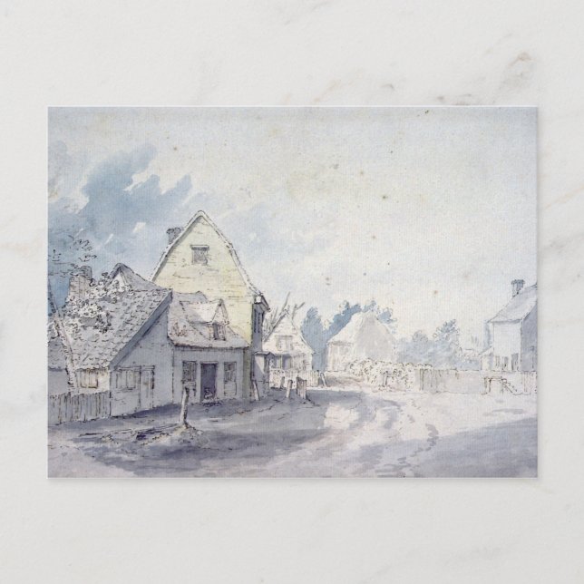 Carte Postale John Constable | East Bergholt Street, East Bergho (Devant)