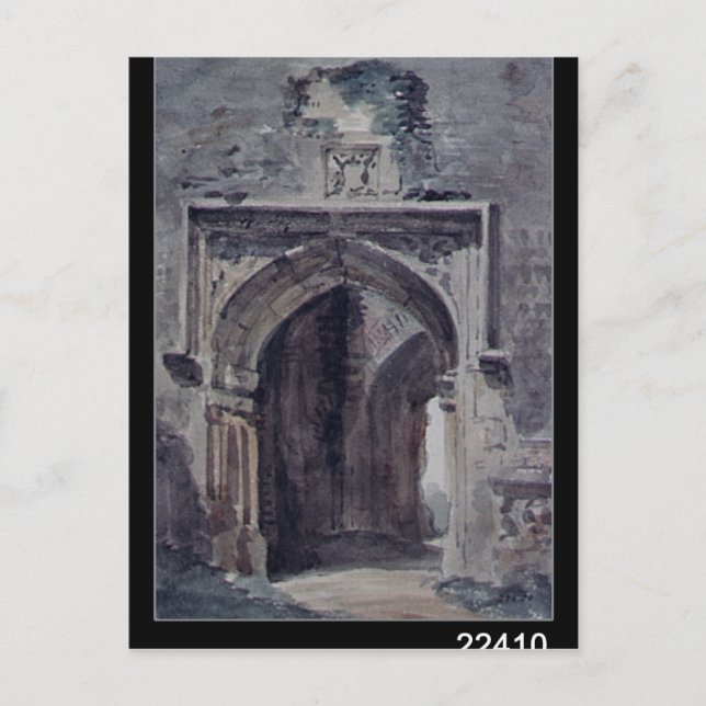 Carte Postale John Constable | Église de Bergholt Est (Devant)