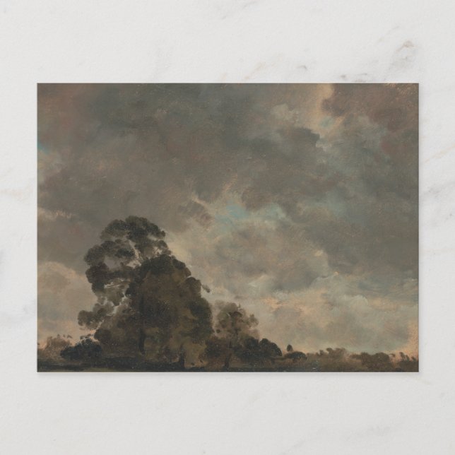 Carte Postale John Constable - Étude sur le nuage (Devant)