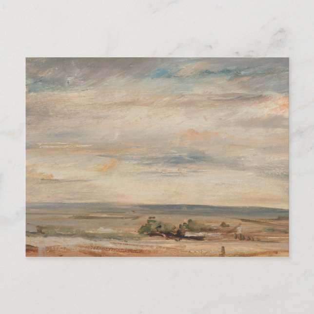 Carte Postale John Constable - Étude sur le nuage, début du mati (Devant)