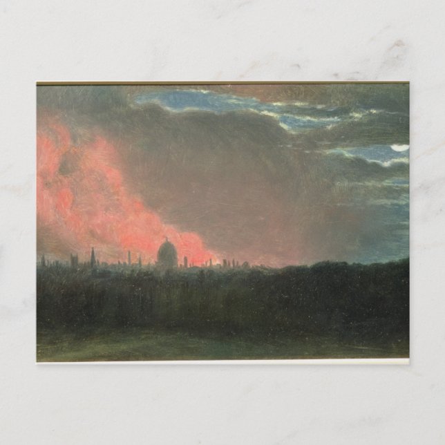 Carte Postale John Constable | Fire dans les lacs de Londres fro (Devant)