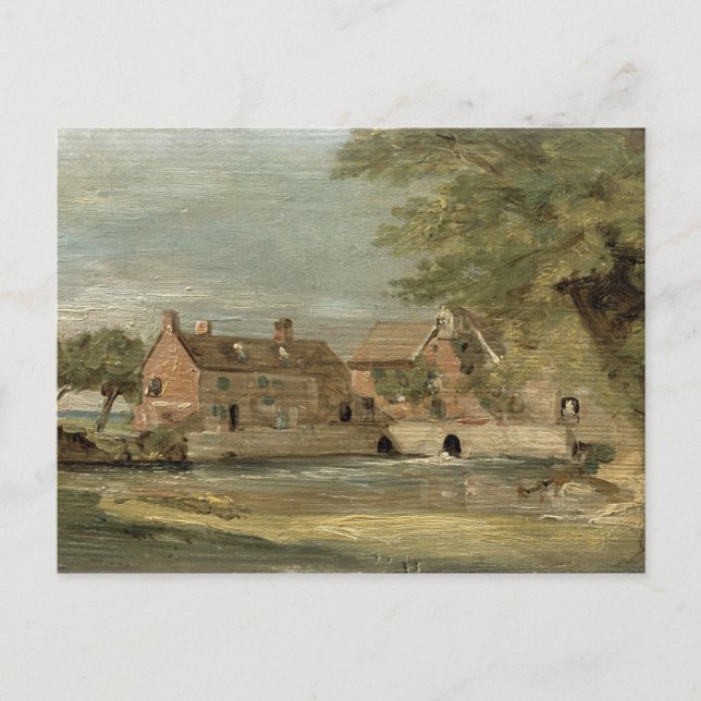Carte Postale John Constable | Flatford Mill (huile sur panneau) (Devant)
