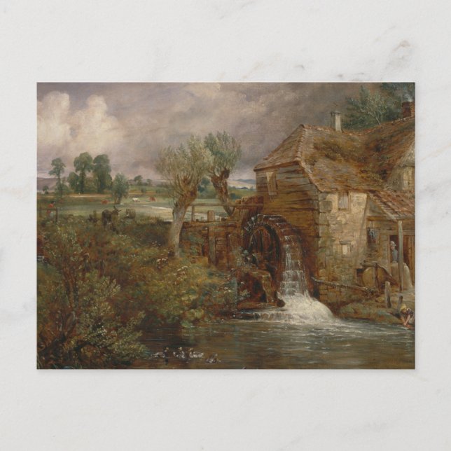 Carte Postale John Constable - Parham Mill, Gillingham (Devant)
