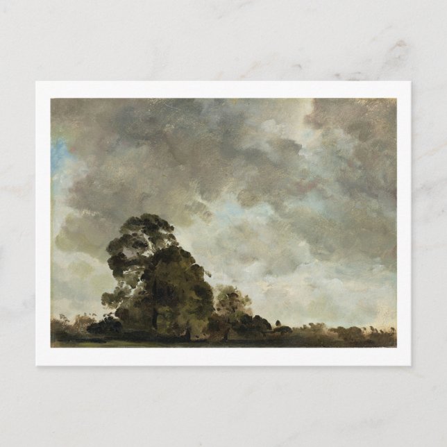 Carte Postale John Constable | Paysage à Hampstead, Tree et (Devant)