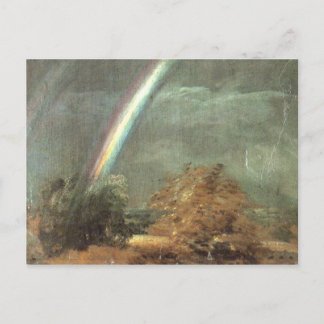 Carte Postale John Constable - Paysage avec double arc en ciel