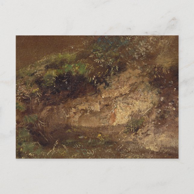 Carte Postale John Constable | Sous-croissance, c.1821 (huile su (Devant)