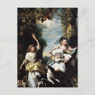 Carte Postale John Copley-Trois plus jeunes filles de George III