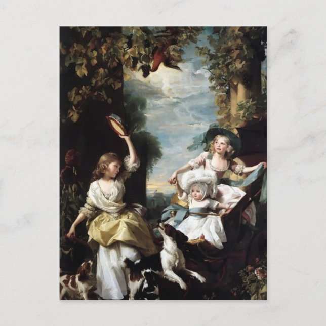 Carte Postale John Copley-Trois plus jeunes filles de George III (Devant)