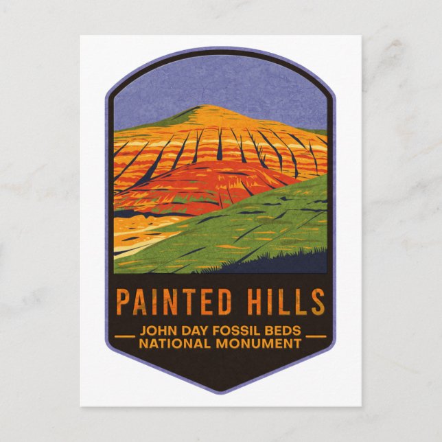 Carte Postale John Day Fossil Beds National Monument (Devant)