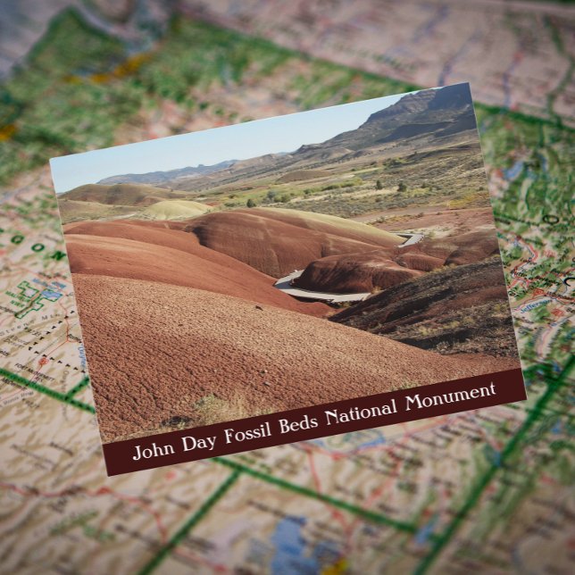 Carte Postale John Day Fossil Beds National Monument Travel (In Situ Map)