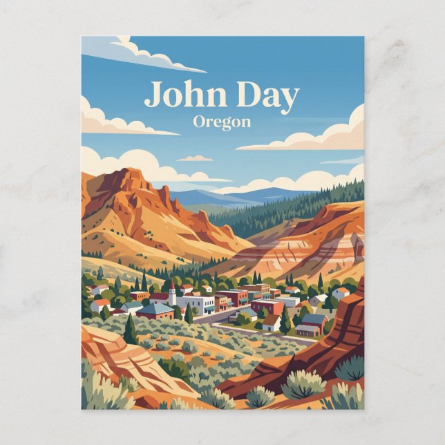 Carte Postale John Day, Oregon (Devant)