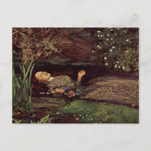 Carte postale John Everett Millais Ophelia