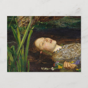 Carte Postale John Everett Millais - Ophélie