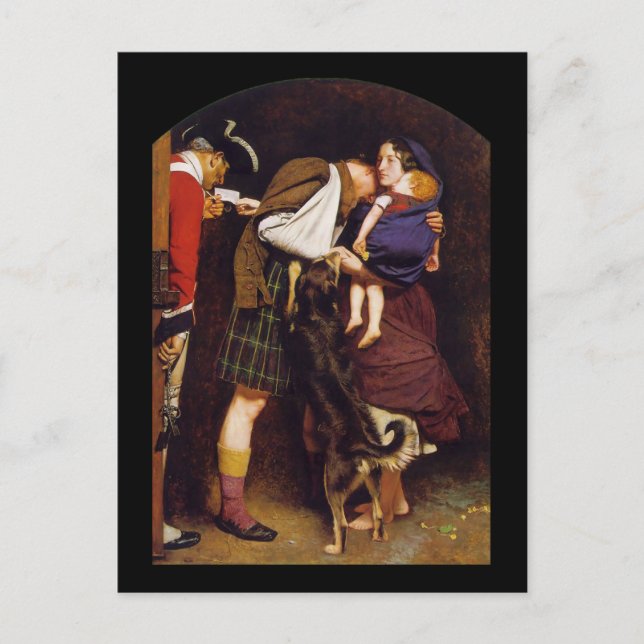 Carte Postale John Everett Millais Ordre de libération (Devant)