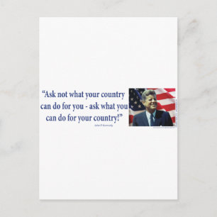 Carte Postale John F Kennedy