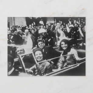 Carte Postale John F. Kennedy Motorcade Dallas Texas 22 novembre