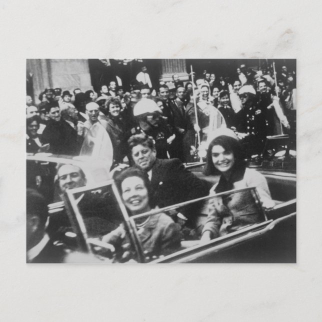 Carte Postale John F. Kennedy Motorcade Dallas Texas 22 novembre (Devant)