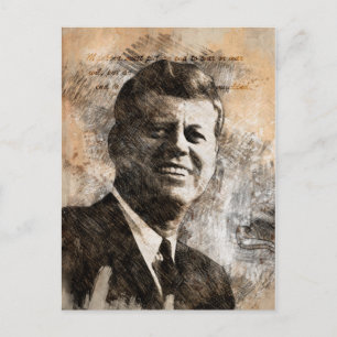 Carte Postale John Fitzgerald Kennedy