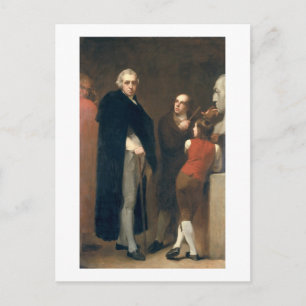 Carte Postale John Flaxman (1755-1826) modélisant son buste de W