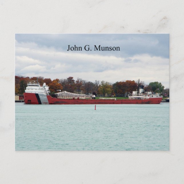 Carte postale John G. Munson Port Huron (Devant)