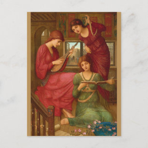 Carte Postale John Melhuish Strudwick Dans les jours d'or CC1049