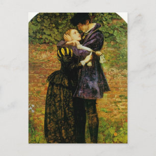 Carte Postale John Millais-Refus d'un abri par un Huguenot