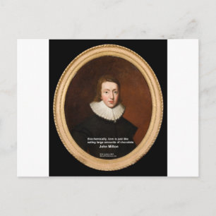 Carte Postale John Milton Amour & Chocolat Citation Cadeaux & Ca