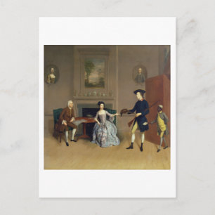 Carte Postale John Orde, avec sa femme Anne, et son Fils aîné,