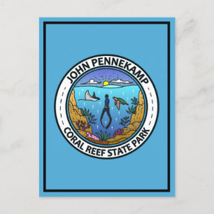 Carte Postale John Pennekamp Coral Reef State Park Art de voyage