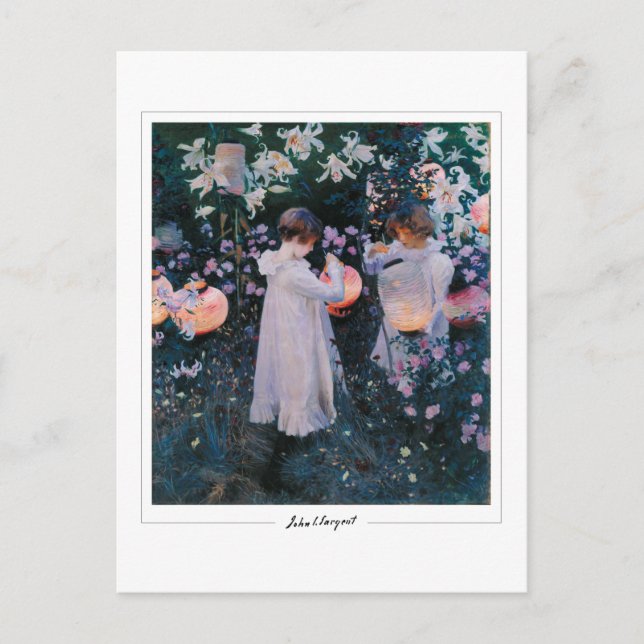 Carte Postale John Singer Sargent #10 - Beaux-Arts (Devant)