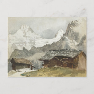Carte Postale John Singer Sargent - Chalets, Breithorn, Murren