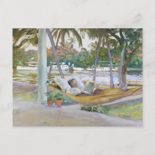 Carte Postale John Singer Sargent - Figure à Hammock, Floride