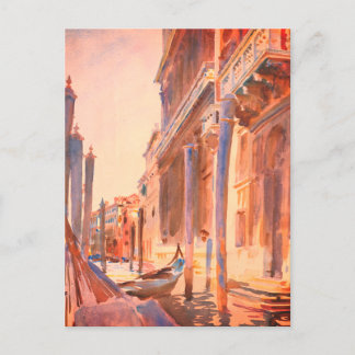 Carte Postale John Singer Sargent Gondola Moorings Venice