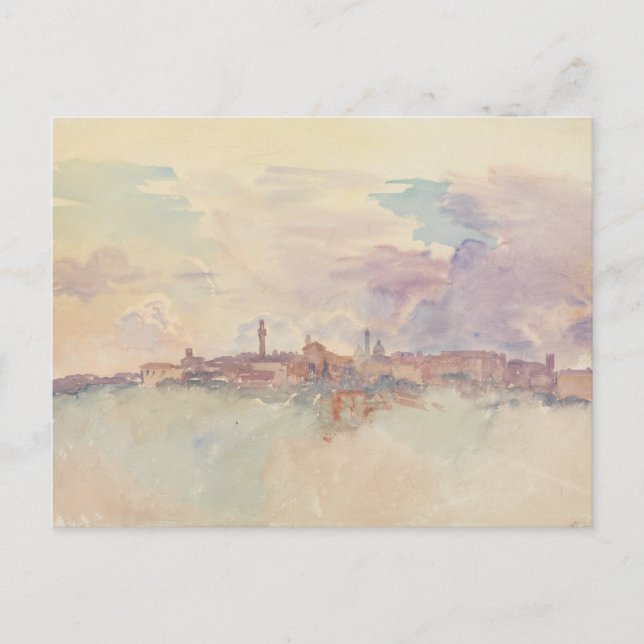 Carte Postale John Singer Sargent - Siena (Devant)