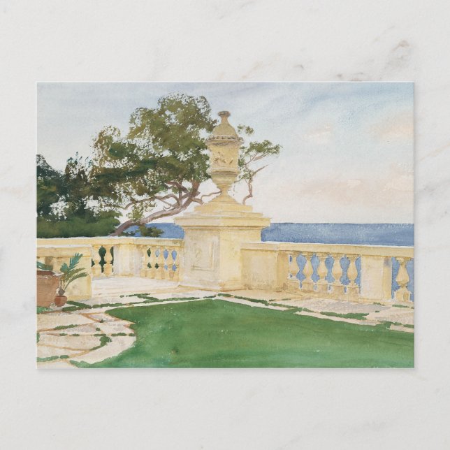 Carte Postale John Singer Sargent - Terrasse, Vizcaya (Devant)