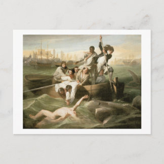 Carte Postale John Singleton Copley Watson et le requin