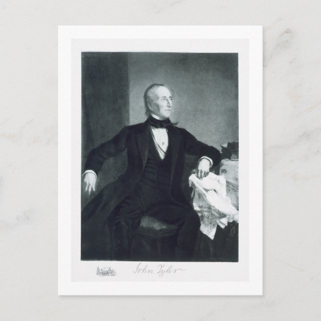 Carte Postale John Tyler, 10e président des États-Unis (Devant)