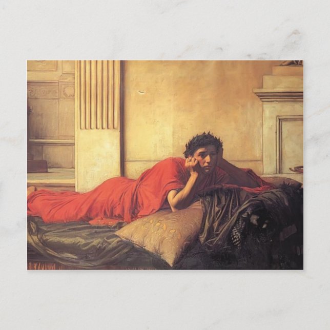 Carte Postale John Waterhouse - Le remède de Nero (Devant)