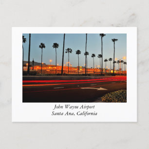 Carte Postale John Wayne Aéroport Père Noël Ana California