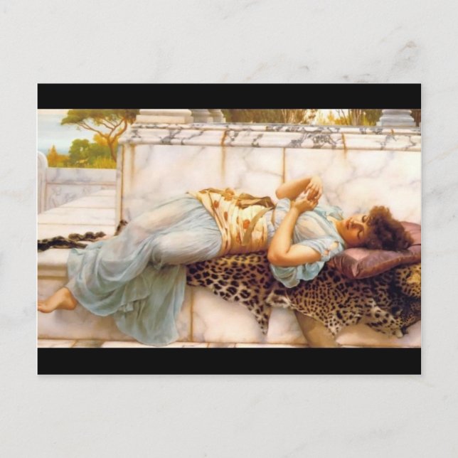 Carte Postale John William Godward - Les fiancés (Devant)