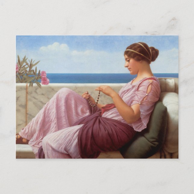 Carte Postale John William Godward - Un souvenir (Devant)