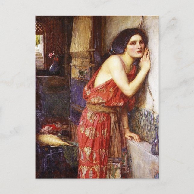 Carte Postale John William Waterhouse (1909) 'Thisbe' (Devant)