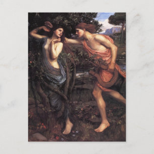 Carte Postale John William Waterhouse - Apollo et Daphne