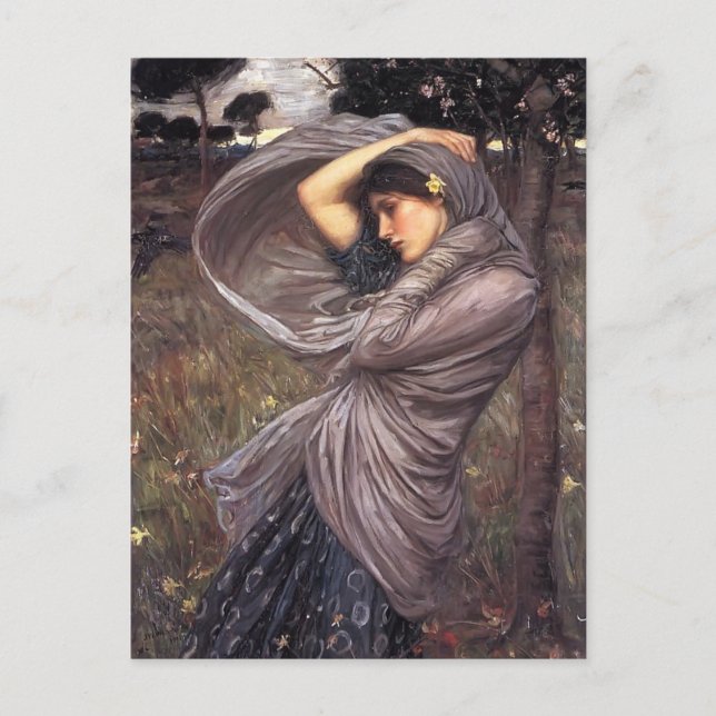 Carte Postale John William Waterhouse - Boreas (Devant)