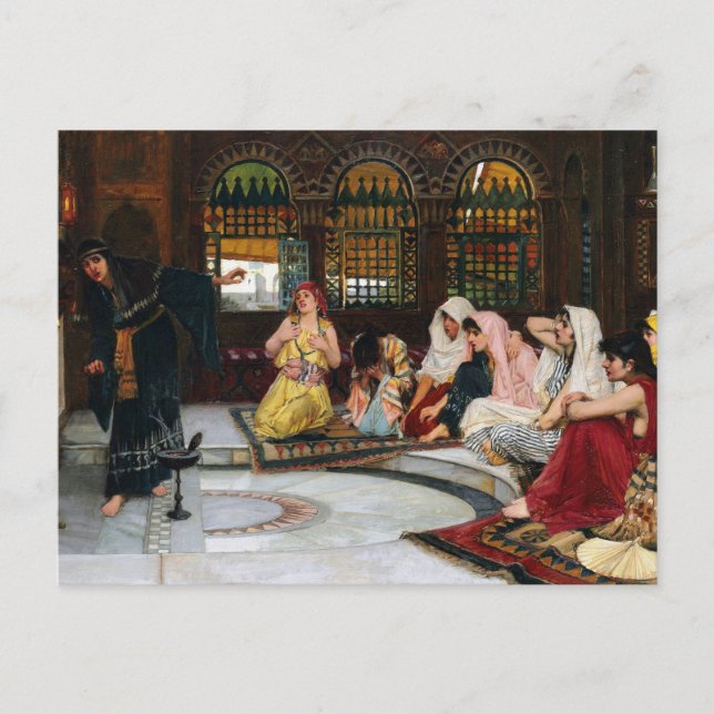 Carte Postale John William Waterhouse Consulting l'Oracle (Devant)