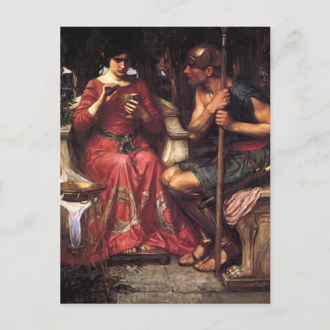 Carte Postale John William Waterhouse - Jason et Medea (Devant)