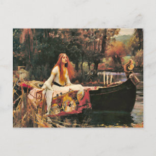 Carte Postale John William Waterhouse Lady of Shalott
