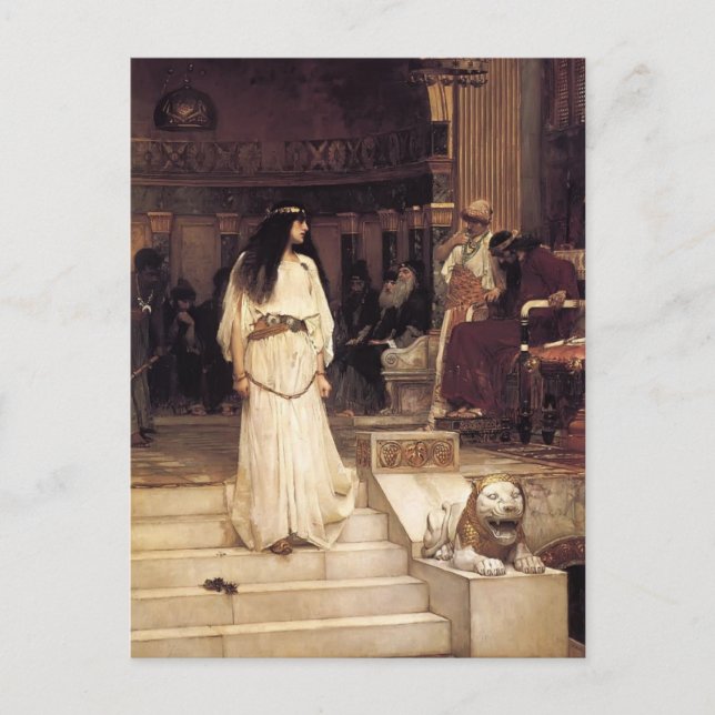 Carte Postale John William Waterhouse - Mariamne quittant (Devant)