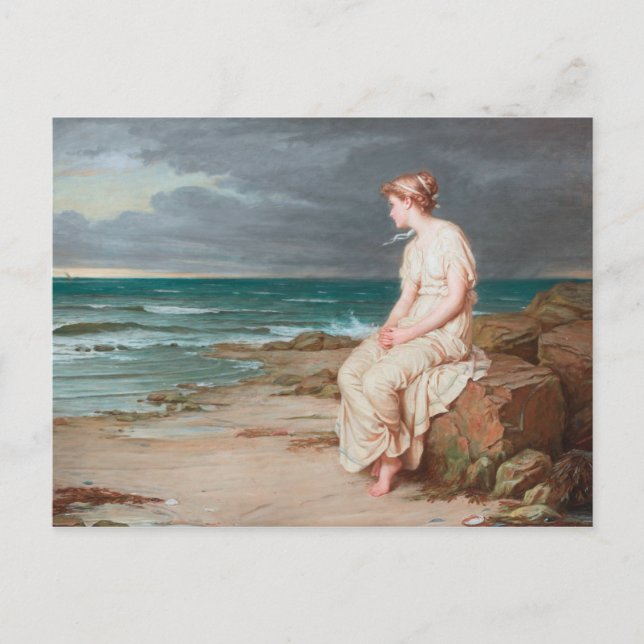 Carte Postale John William Waterhouse - Miranda (Devant)