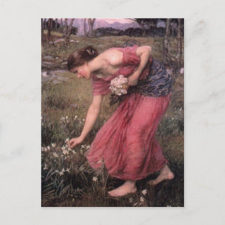 Carte Postale John William Waterhouse - Narcisse - Beaux-arts